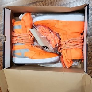 Nike SF Air Force 1 High Total Orange Special Field Size 10.5